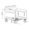 Maclean Mount MC-851 Castor platform