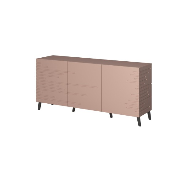 Nova chest of drawers 155x40x72 Pink ...