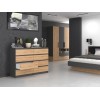 Topeshop M8 140 ANT/ART KPL chest of drawers