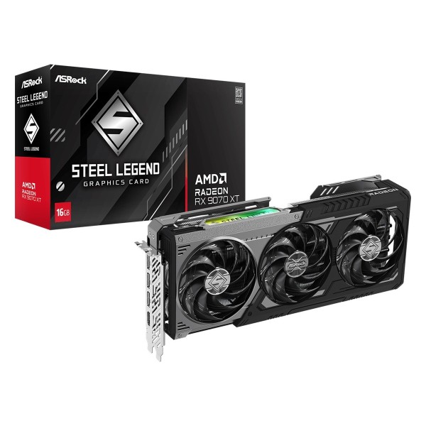 Karta graf. Asrock RX9070XT Steel Legend ...