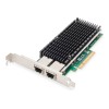 Digitus | 10Gbps Dual Port Ethernet Server adapter PCIe X8, Intel X540 BT2 | DN-10163