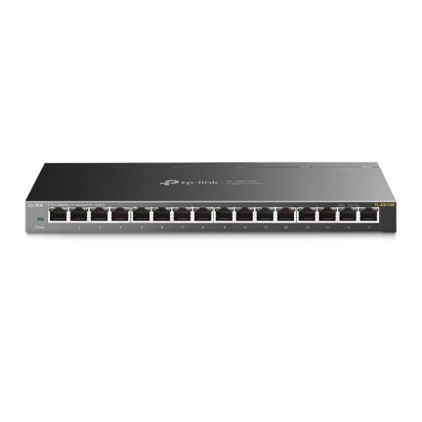 Switch|TP-LINK|Desktop/pedestal|16x10Base-T / 100Base-TX / 1000Base-T|TL-SG116E