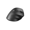 Natec | Vertical Mouse | Crake 2 | Vertical Mouse | Wireless | Bluetooth, 2.4GHz | Black