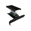 Raidsonic | Converter for 1x HDD/SSD for PCIe x4 slot | IB-PCI208-HS | Black