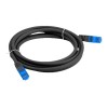 Lanberg Patch cable - CAT 6a | RJ-45 - male | RJ-45 - male | RJ-45 - male to RJ-45 - male | 1 m