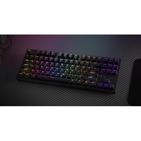 Genesis | Mechanical Gaming Keyboard | THOR 404 TKL RGB | Black | Mechanical Gaming Keyboard | Wired | US | USB Type-A | 1005 g | Kailh Box Brown V2