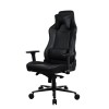 Arozzi Frame material: Metal; Wheel base: Aluminium; Upholstery: Soft PU | Gaming Chairs | Vernazza SoftPU | Pure Black