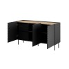 3D2SZ ONDA chest of drawers 150x45x85 black