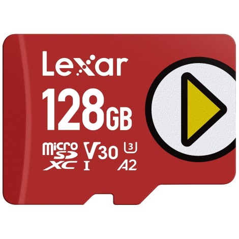 Lexar PLAY | 128 GB | microSDXC | Flash memory class 10