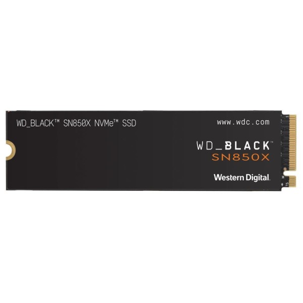 SSD|WESTERN DIGITAL|Black SN850X|2TB|M.2|PCIE|NVMe|Write speed 6600 MBytes/sec|Read ...