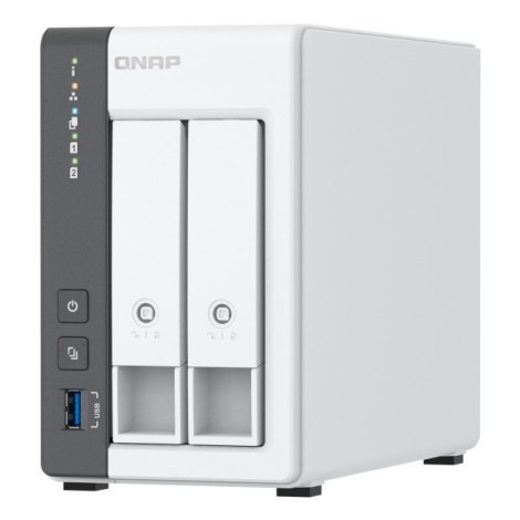 QNAP 2-bay 2.5 GbE NAS with Integrated NPU | TS-216G | ARM 4-core | Cortex-A55 | Processor frequency 2.0 GHz | 4 GB