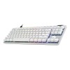 Logitech G PRO X TKL Rapid keyboard Gaming USB QWERTY US International White