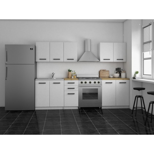 Topeshop KUCHNIA SET 200 BIEL kitchen/dining ...