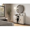 Cama SOHO chest of drawers 120x41x80 cashmere + black