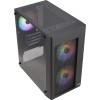 Aerocool HEXFORMBKV2 Micro ATX PC Case 3 Fans FRGB Black