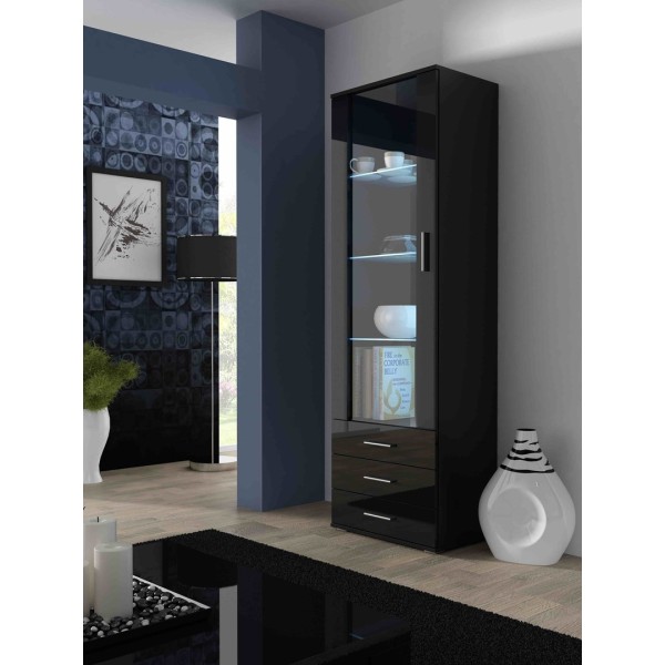 Cama display cabinet SOHO S1 black/black ...