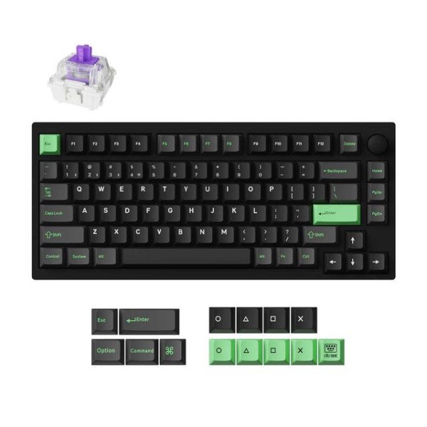 KEYBOARD WRL P1 HE RGB/BLACK P1H-M1Z ...