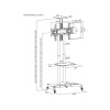 Art Mobilny stojak + uchwyt do TV 32-70 cali 45KG S-12 VESA 600x400
