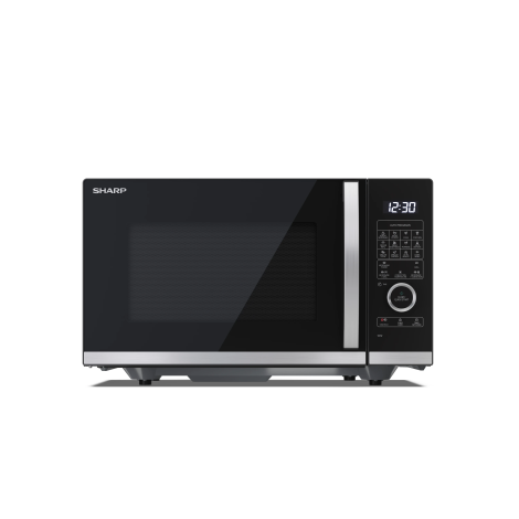 Sharp | Microwave Oven with Grill and Convection | YC-QC254AE-B | Free standing | 25 L | 900 W | Convection | Grill | Black