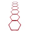 Pure2Improve | Hexagon Agility Grid | Red