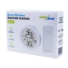 GreenBlue wireless weather station, IN/OUT temperature, clock, °C/°F selectable, range up to 60 m, GB162