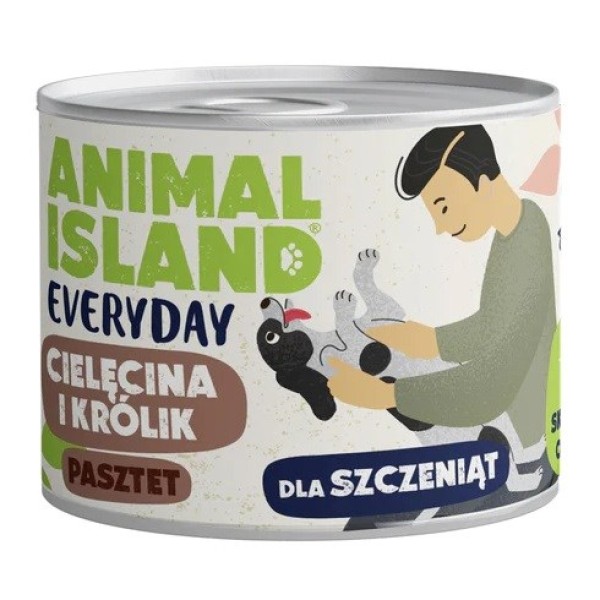 ANIMAL ISLAND Everyday cielęcina i królik ...
