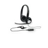 Logitech | Computer headset | H390 | On-Ear Built-in microphone | USB Type-A | Black