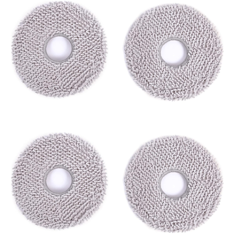 Ecovacs | Washable Improved Mopping Pads for OZMO Turbo Mopping Systems of X1 OMNI/X1 TURBO/T10 TURBO/ T20 OMNI/X2 OMNI | D-WP04-0012 | 4 pc(s)