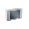 SOMI Networks | 6U, 19” Standard Installation Wall Cabinet | 6U-60/15SNC | Gray | Cable Entrances; Assembled | Depth: 15 cm