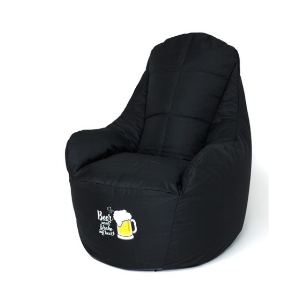 Sako Boss sack pouffe black XXL ...