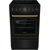 Gorenje Cooker | GECS5B70CLB | Hob type Vitroceramic | Oven type Electric | Black | Width 50 cm | Depth 59.4 cm | 70 L