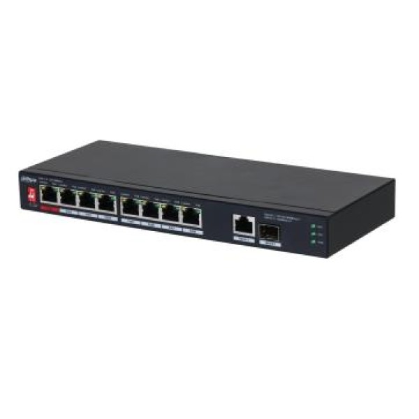 Switch|DAHUA|PFS3110-8ET1GT1GF-96|Desktop/pedestal|8x10Base-T / 100Base-TX|1x10Base-T / 100Base-TX / ...