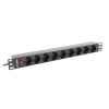 LANBERG RACK POWER STRIP 19" PDU 1U 9X SHUKO