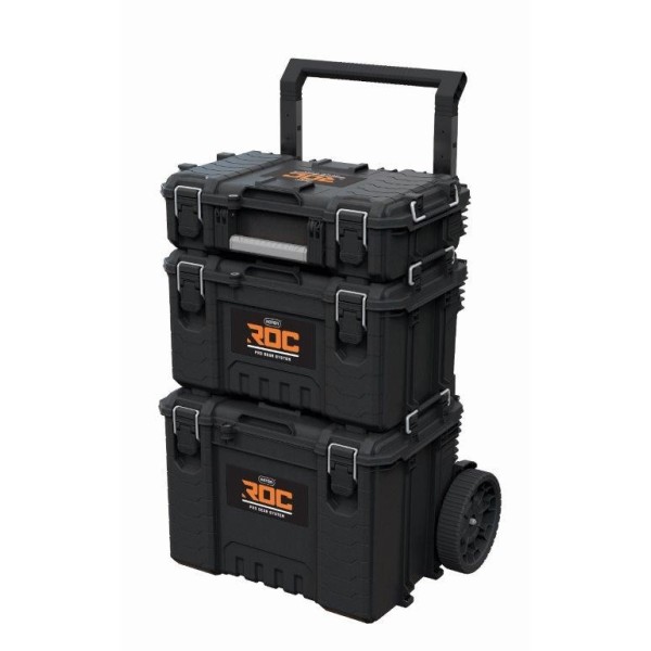 SET OF 3 TOOLBOXES ROC PRO ...