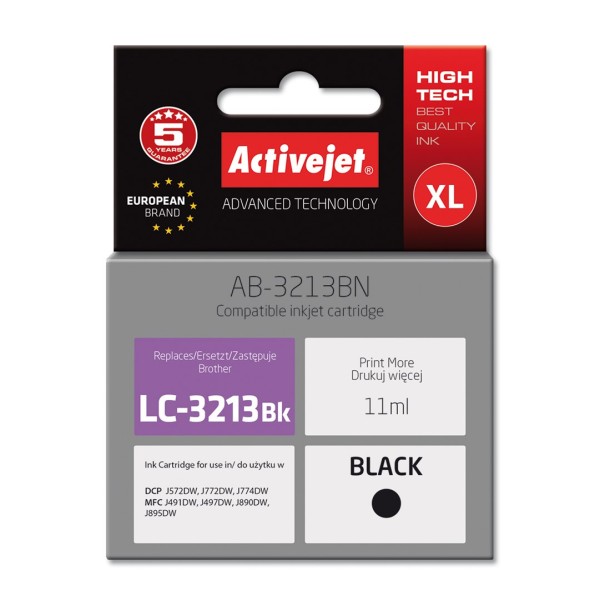 Activejet AB-3213BN Ink Cartridge (replacement for ...