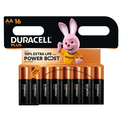 DURACELL Plus Boost MN 1500 AA BL16 | Duracell