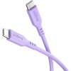 Goobay USB-C Silicone Cable, 1.5 m, purple