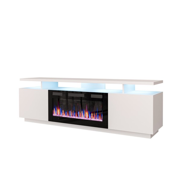 RTV EVA cabinet with electric fireplace ...