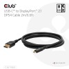 CABLE USB-C TO DP 2M/M/M CAC-1563 CLUB3D