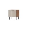 Cama Bedside cabinet, 2 pcs. ALMERA 50x42x44 walnut/cashmere