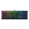 Razer | Mechanical Gaming Keyboard | BlackWidow V4 X | Black | Mechanical Gaming Keyboard | Wired | US | N/A g | Green Mechanical Switches (Clicky)