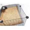 C&C Modular cage 4x2 145 x 75 cm silver
