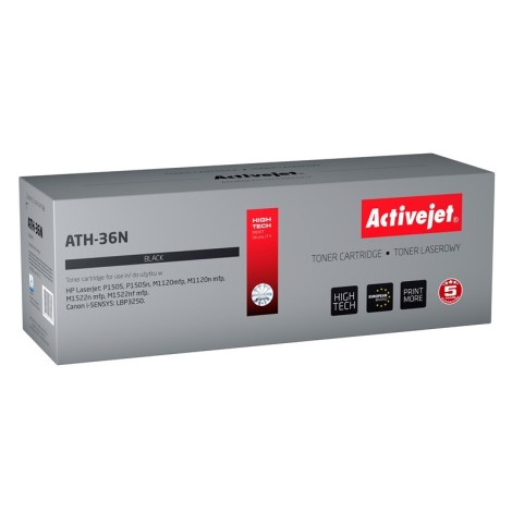 Activejet ATH-36N Toner (replacement for HP 36A CB436A, Canon CRG-713; Supreme; 2000 pages; black)