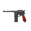 Air rifle pistol Ranger M712 BROOMHANDLE Full Auto Blowback K.4,5 BBS 19-shots KWC