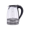 Adler | Kettle | AD 1225 | Standard | 2000 W | 1.7 L | Glass | 360° rotational base | Transparent/Stainless steel