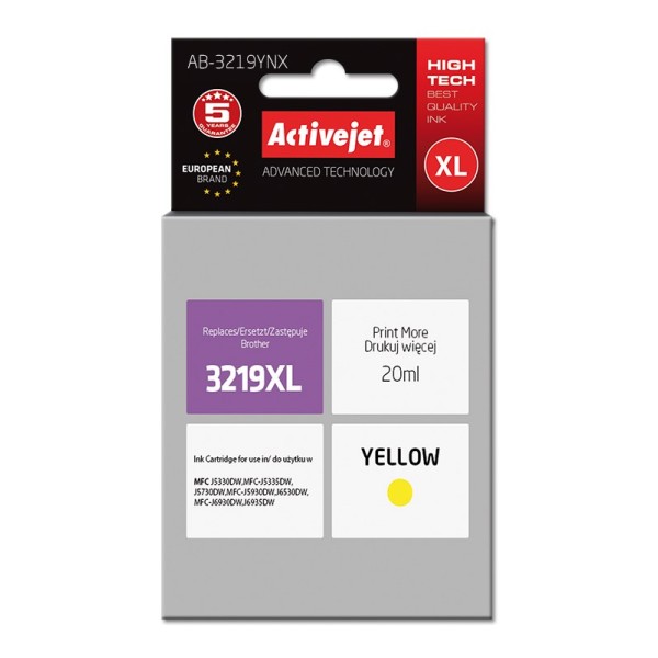 Activejet AB-3219YNX Ink Cartridge (replacement for ...