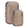 Thule | Compression Cube Set, Small/Medium | Packing Cube | Gentle Beige