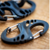 Mil-Tec S-Hook snap hook set - Black