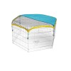 KERBL Modular Playpen for dogs, cats, rabbits - 6 elements 56.5x56.5 cm with doors