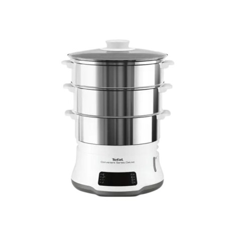 TEFAL Steamer Pot | VC502D10 | 0.7 L | Number of programs 8 | White/Stainless Steel